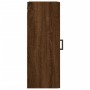 Armario de pared marrón roble 34,5x34x90 cm de vidaXL, Aparadores - Ref: Foro24-828859, Precio: 46,51 €, Descuento: %