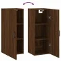Armario de pared marrón roble 34,5x34x90 cm de vidaXL, Aparadores - Ref: Foro24-828859, Precio: 45,86 €, Descuento: %