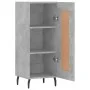 Aparador de madera contrachapada gris hormigón 34,5x34x90 cm de vidaXL, Aparadores - Ref: Foro24-830464, Precio: 61,09 €, Des...
