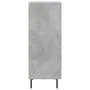 Aparador de madera contrachapada gris hormigón 34,5x34x90 cm de vidaXL, Aparadores - Ref: Foro24-830464, Precio: 61,09 €, Des...