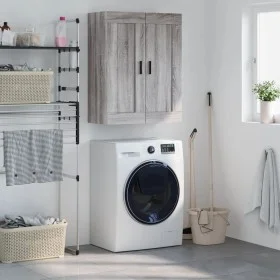 Armario de pared madera ingeniería gris Sonoma 69,5x34x90 cm de vidaXL, Aparadores - Ref: Foro24-830402, Precio: 65,53 €, Des...