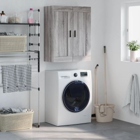 Armario de pared madera ingeniería gris Sonoma 69,5x34x90 cm de vidaXL, Aparadores - Ref: Foro24-830402, Precio: 66,34 €, Des...