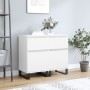 Aparadores 2 uds madera de ingeniería blanco 40x35x70 cm de vidaXL, Aparadores - Ref: Foro24-831165, Precio: 77,03 €, Descuen...
