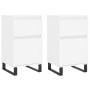 Aparadores 2 uds madera de ingeniería blanco 40x35x70 cm de vidaXL, Aparadores - Ref: Foro24-831165, Precio: 77,03 €, Descuen...