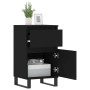 Aparadores 2 uds madera de ingeniería negro 40x35x70 cm de vidaXL, Aparadores - Ref: Foro24-831167, Precio: 104,42 €, Descuen...