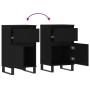 Aparadores 2 uds madera de ingeniería negro 40x35x70 cm de vidaXL, Aparadores - Ref: Foro24-831167, Precio: 104,42 €, Descuen...