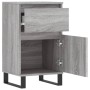 Aparadores 2 uds madera de ingeniería gris Sonoma 40x35x70 cm de vidaXL, Aparadores - Ref: Foro24-831177, Precio: 104,05 €, D...