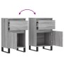 Aparadores 2 uds madera de ingeniería gris Sonoma 40x35x70 cm de vidaXL, Aparadores - Ref: Foro24-831177, Precio: 104,05 €, D...