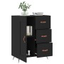 Aparador de madera de ingeniería negro 69,5x34x90 cm de vidaXL, Aparadores - Ref: Foro24-830229, Precio: 99,00 €, Descuento: %