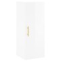 Armario de pared blanco brillante 34,5x34x90 cm de vidaXL, Aparadores - Ref: Foro24-828846, Precio: 50,81 €, Descuento: %