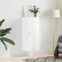 Armario de pared blanco brillante 34,5x34x90 cm de vidaXL, Aparadores - Ref: Foro24-828846, Precio: 50,81 €, Descuento: %
