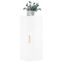 Armario de pared blanco brillante 34,5x34x90 cm de vidaXL, Aparadores - Ref: Foro24-828846, Precio: 50,81 €, Descuento: %