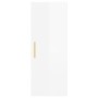 Armario de pared blanco brillante 34,5x34x90 cm de vidaXL, Aparadores - Ref: Foro24-828846, Precio: 50,81 €, Descuento: %