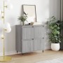 Aparador de madera contrachapada gris Sonoma 60x35x70 cm de vidaXL, Aparadores - Ref: Foro24-831210, Precio: 70,18 €, Descuen...
