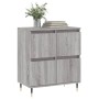 Aparador de madera contrachapada gris Sonoma 60x35x70 cm de vidaXL, Aparadores - Ref: Foro24-831210, Precio: 70,18 €, Descuen...