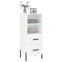 Aparador madera de ingeniería blanco 34,5x34x90 cm de vidaXL, Aparadores - Ref: Foro24-828676, Precio: 60,39 €, Descuento: %