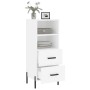 Aparador madera de ingeniería blanco 34,5x34x90 cm de vidaXL, Aparadores - Ref: Foro24-828676, Precio: 60,39 €, Descuento: %