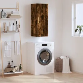 Smoked oak wall cabinet 34.5x34x90 cm by vidaXL, Sideboards - Ref: Foro24-828841, Price: 46,49 €, Discount: %