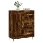 Aparador de madera de ingeniería roble ahumado 69,5x34x90 cm de vidaXL, Aparadores - Ref: Foro24-830241, Precio: 74,87 €, Des...
