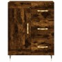 Aparador de madera de ingeniería roble ahumado 69,5x34x90 cm de vidaXL, Aparadores - Ref: Foro24-830241, Precio: 74,87 €, Des...
