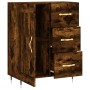 Aparador de madera de ingeniería roble ahumado 69,5x34x90 cm de vidaXL, Aparadores - Ref: Foro24-830241, Precio: 74,87 €, Des...
