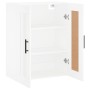 Armario de pared madera de ingeniería blanco 69,5x34x90 cm de vidaXL, Aparadores - Ref: Foro24-830404, Precio: 72,16 €, Descu...