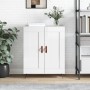 Aparador de madera contrachapada blanco brillante 69,5x34x90 cm de vidaXL, Aparadores - Ref: Foro24-830166, Precio: 69,76 €, ...