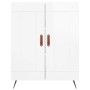 Aparador de madera contrachapada blanco brillante 69,5x34x90 cm de vidaXL, Aparadores - Ref: Foro24-830166, Precio: 69,76 €, ...