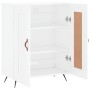 Aparador de madera contrachapada blanco brillante 69,5x34x90 cm de vidaXL, Aparadores - Ref: Foro24-830166, Precio: 69,76 €, ...