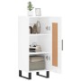 Aparador de madera contrachapada blanco brillante 34,5x34x90 cm de vidaXL, Aparadores - Ref: Foro24-830470, Precio: 68,64 €, ...
