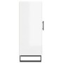 Aparador de madera contrachapada blanco brillante 34,5x34x90 cm de vidaXL, Aparadores - Ref: Foro24-830470, Precio: 68,64 €, ...