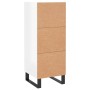Aparador de madera contrachapada blanco brillante 34,5x34x90 cm de vidaXL, Aparadores - Ref: Foro24-830470, Precio: 68,64 €, ...