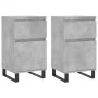 Sideboards 2 pcs concrete gray engineered wood 40x35x70 cm by vidaXL, Sideboards - Ref: Foro24-831173, Price: 73,85 €, Discou...