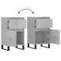Sideboards 2 pcs concrete gray engineered wood 40x35x70 cm by vidaXL, Sideboards - Ref: Foro24-831173, Price: 73,85 €, Discou...