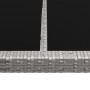 Mesa de comedor de jardín ratán sintético gris 200x150x74 cm en Mesas de jardín | Comprar online en Foru.es