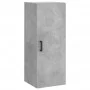 Armario de pared gris hormigón 34,5x34x90 cm de vidaXL, Aparadores - Ref: Foro24-828856, Precio: 45,35 €, Descuento: %