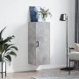 Armario de pared gris hormigón 34,5x34x90 cm de vidaXL, Aparadores - Ref: Foro24-828856, Precio: 46,19 €, Descuento: %