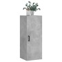 Armario de pared gris hormigón 34,5x34x90 cm de vidaXL, Aparadores - Ref: Foro24-828856, Precio: 46,19 €, Descuento: %