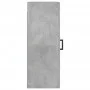Armario de pared gris hormigón 34,5x34x90 cm de vidaXL, Aparadores - Ref: Foro24-828856, Precio: 45,35 €, Descuento: %