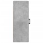 Armario de pared gris hormigón 34,5x34x90 cm de vidaXL, Aparadores - Ref: Foro24-828856, Precio: 46,19 €, Descuento: %