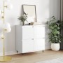 Aparador de madera contrachapada blanco brillante 60x35x70 cm de vidaXL, Aparadores - Ref: Foro24-831206, Precio: 75,26 €, De...