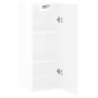 Armario de pared blanco brillante 34,5x34x90 cm de vidaXL, Aparadores - Ref: Foro24-828870, Precio: 58,87 €, Descuento: %
