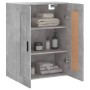 Armario de pared madera ingeniería gris hormigón 69,5x34x90 cm de vidaXL, Aparadores - Ref: Foro24-830400, Precio: 65,55 €, D...