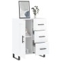 Aparador de madera contrachapada blanco brillante 69,5x34x90 cm de vidaXL, Aparadores - Ref: Foro24-830286, Precio: 110,47 €,...