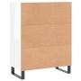 Aparador de madera contrachapada blanco brillante 69,5x34x90 cm de vidaXL, Aparadores - Ref: Foro24-830286, Precio: 110,47 €,...