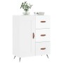 Aparador de madera contrachapada blanco brillante 69,5x34x90 cm de vidaXL, Aparadores - Ref: Foro24-830230, Precio: 100,54 €,...