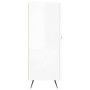Aparador de madera contrachapada blanco brillante 69,5x34x90 cm de vidaXL, Aparadores - Ref: Foro24-830230, Precio: 100,54 €,...