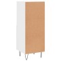 Aparador de madera contrachapada blanco brillante 34,5x34x90 cm de vidaXL, Aparadores - Ref: Foro24-828662, Precio: 55,47 €, ...