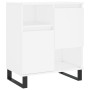 Aparador de madera contrachapada blanco 60x35x70 cm de vidaXL, Aparadores - Ref: Foro24-831196, Precio: 59,41 €, Descuento: %