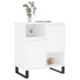Aparador de madera contrachapada blanco 60x35x70 cm de vidaXL, Aparadores - Ref: Foro24-831196, Precio: 59,41 €, Descuento: %